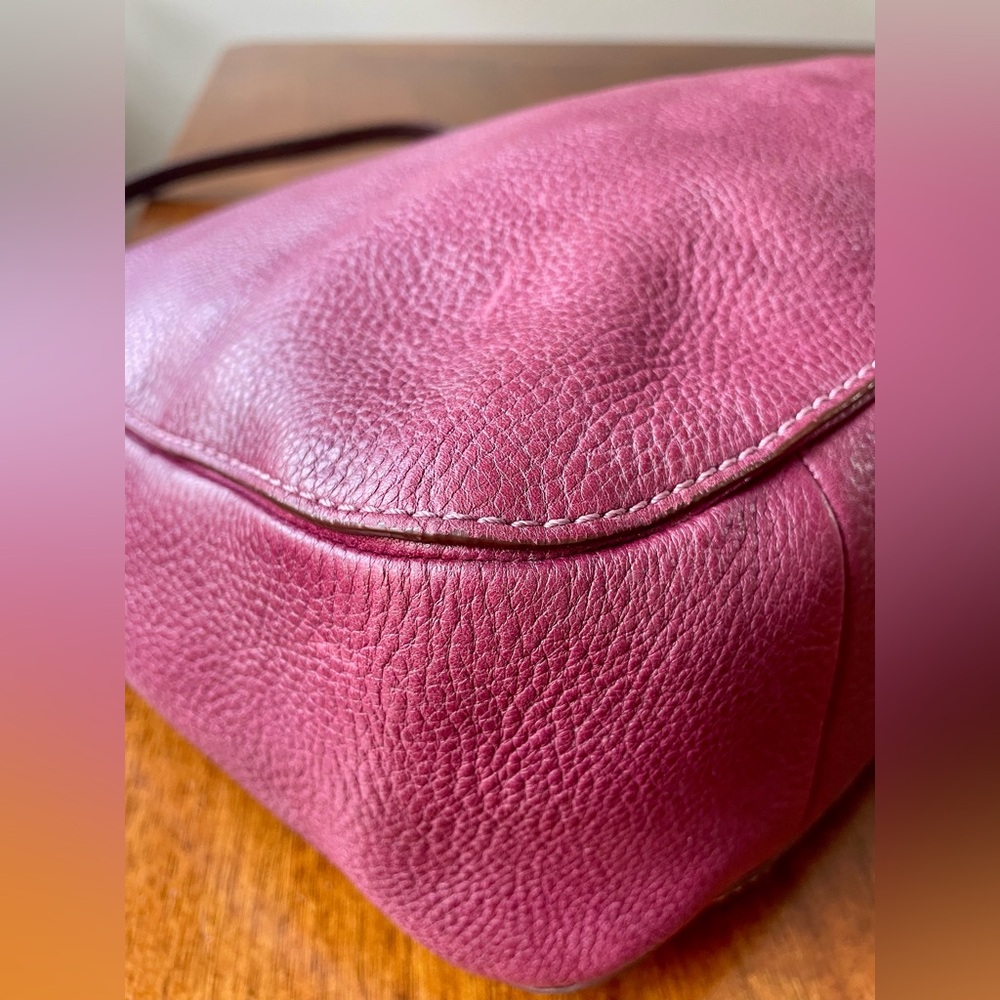 ‼️‼️SOLD‼️‼️Coach Y2K Chelsea Hobo Purple Silver - Picture 14 of 17